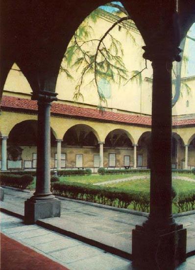 ANGELICO  Fra View of the Convent of San Marco oil painting image